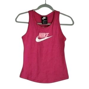 Nike Girls Fuchsia Slim Fit Tank Top - Meduim - Nwt